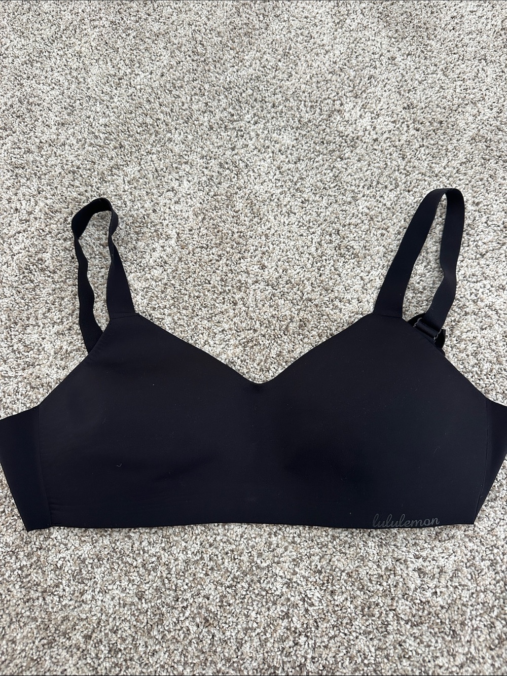 lululemon athletica Black Seamless Everyday Bra